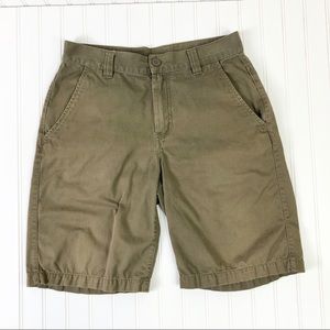The North Face Olive Green / Khaki Shorts
